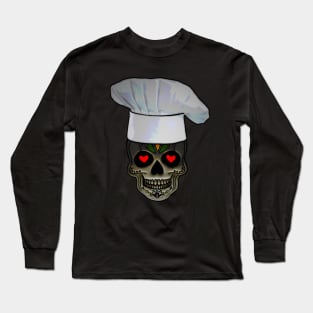 Love Skull Chef Long Sleeve T-Shirt